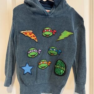 Andy & Evan Ninja Turtles Blue Hoodie